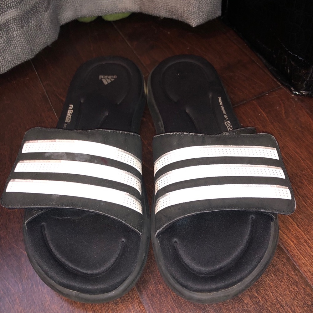 Adidas fit foam slides
